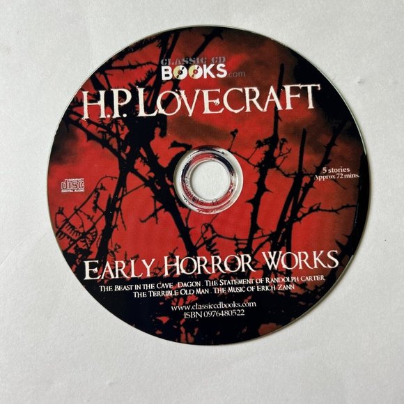 Classic Books H.P. Lovecraft: Early Horror Works Audio CD- 5 unabridged stories - Picture 4 of 5